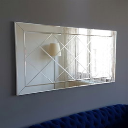 Hanah Home Espejo de Hotel A306Y Plateado